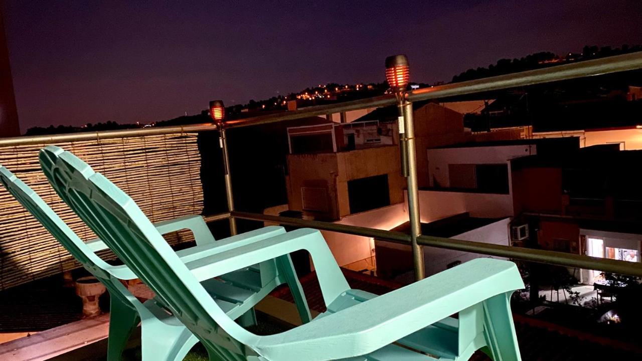 테라사 Piso Centrico Con Parking A 20Min De Barcelona 아파트 외부 사진